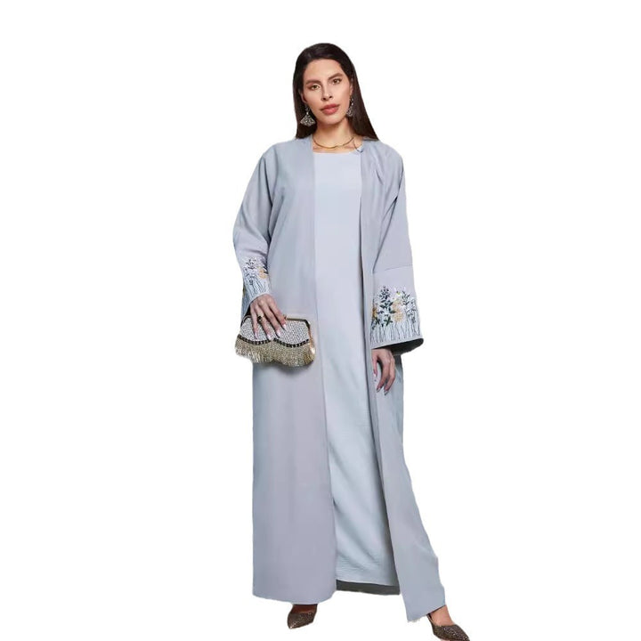 Kaftan mit Blumen-Highlights