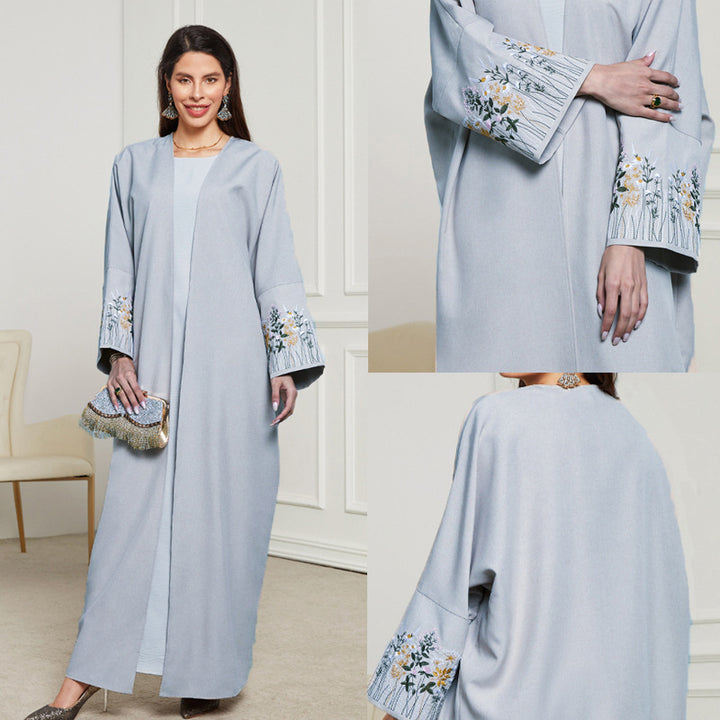 Kaftan mit Blumen-Highlights