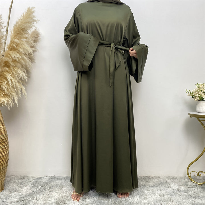 Damen Satin-Kleid mit Schnürung