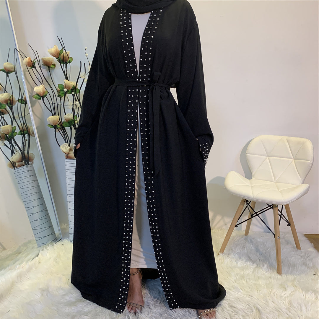 Elegante Perlen-Abaya